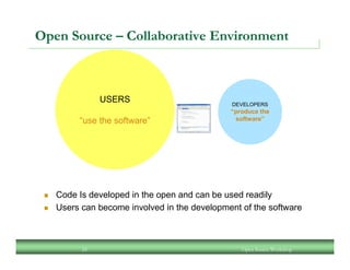 An Open Source Workshop