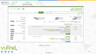 ‫الشاشة‬
‫للنظام‬‫ئيسية‬‫ر‬‫ال‬
 