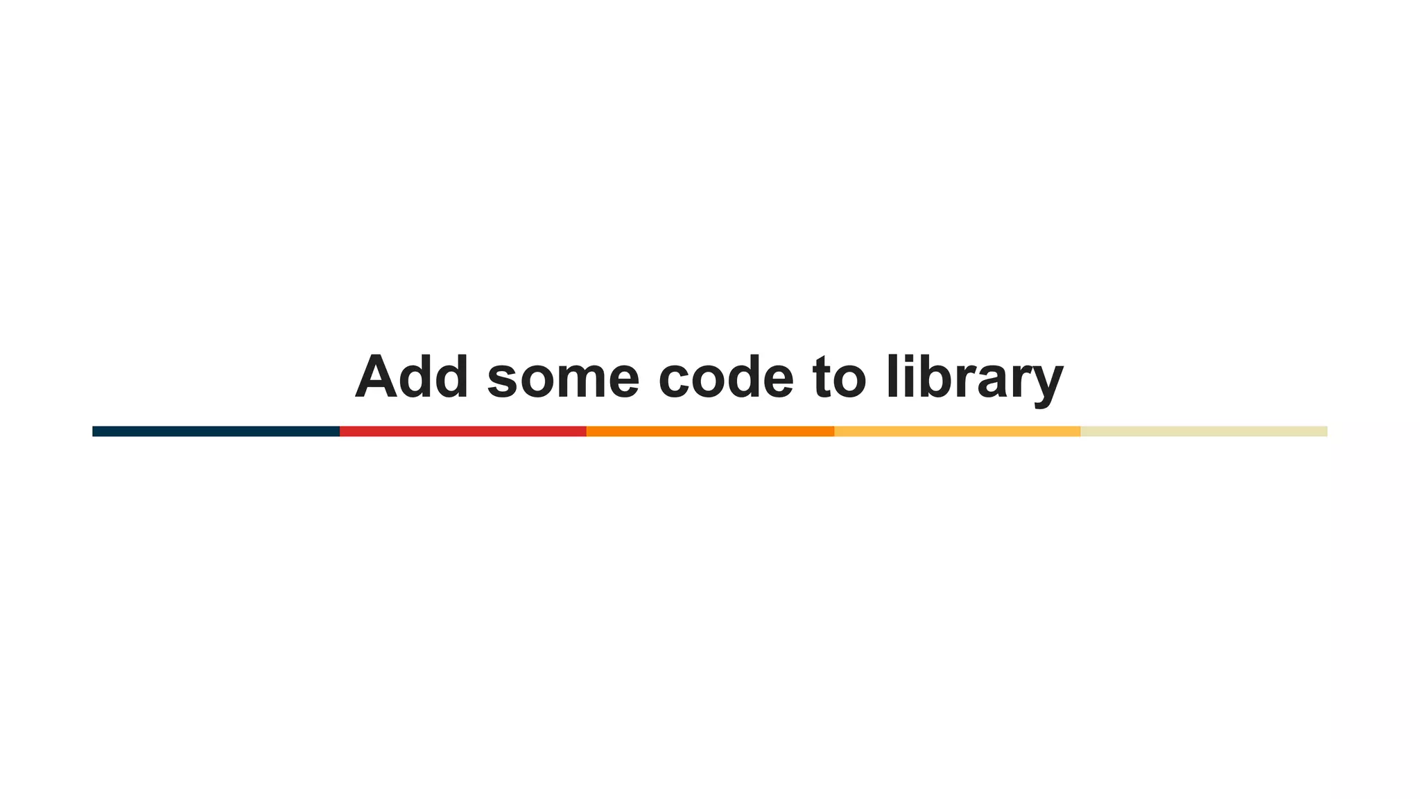 Add some code to library
 