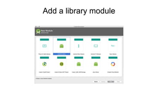 Add a library module
 