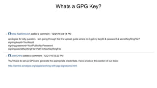 Whats a GPG Key?
 