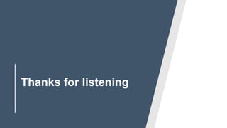 Thanks for listening
 