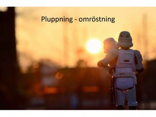 Pluppning - omröstning
 
