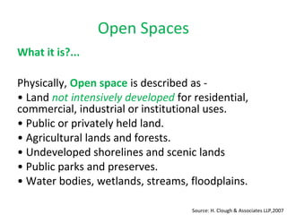 Open spaces | PPTX