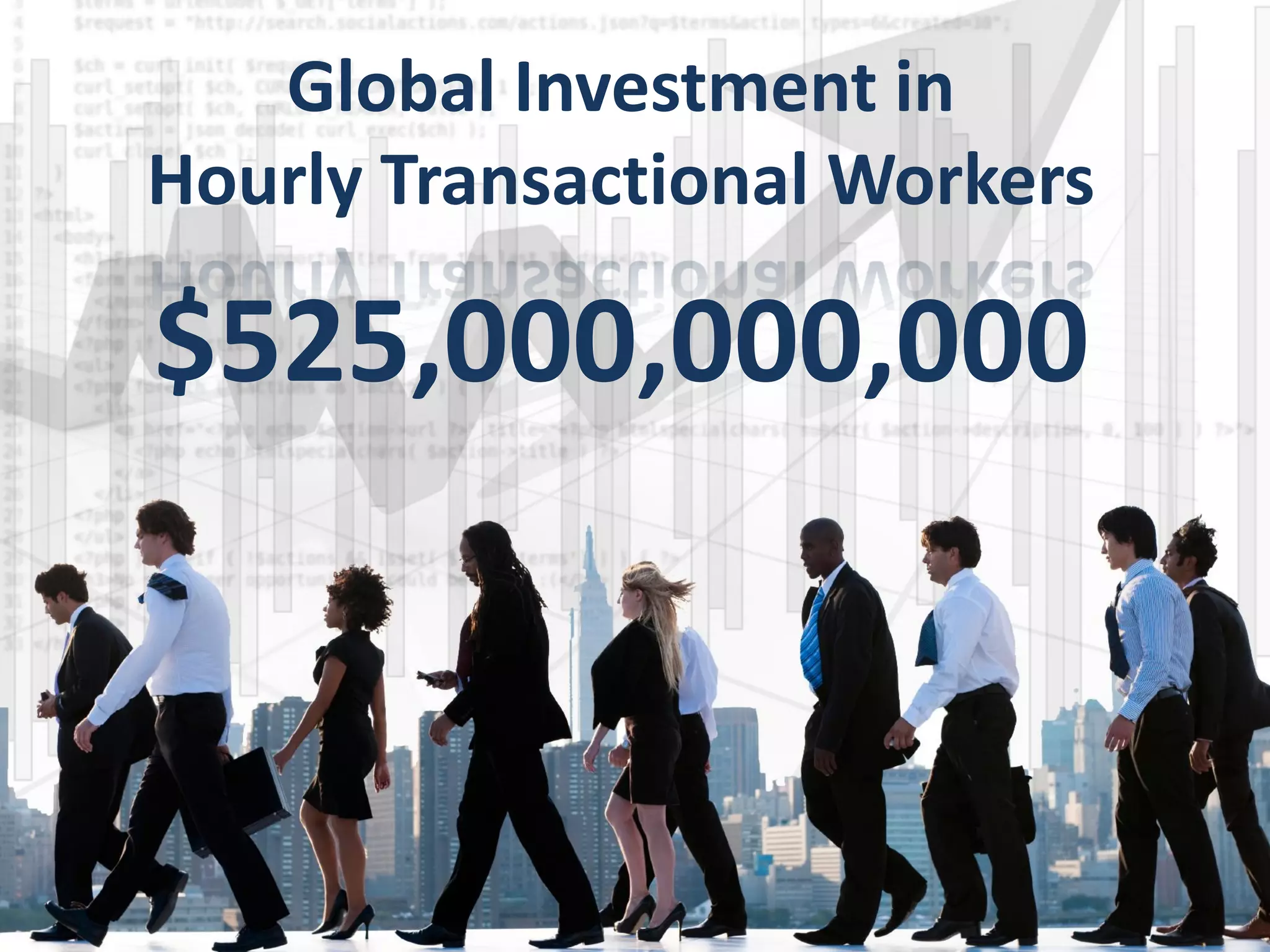 Global Investment in
Hourly Transactional Workers

$525,000,000,000

© 2006-2013 by OpenSpan, Inc. All rights reserved.

 