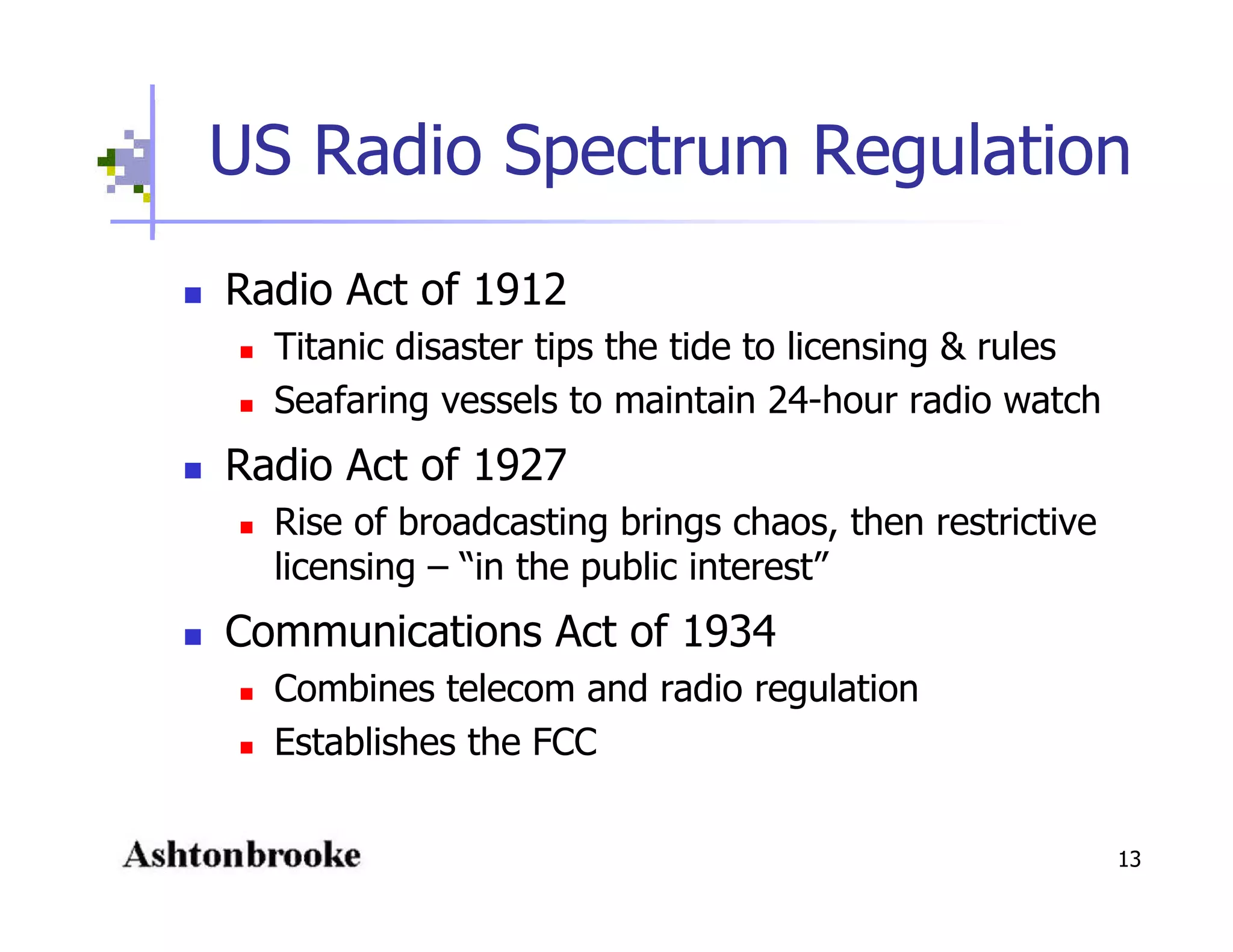 Open Spectrum - Physics, Engineering, Commerce and Politics