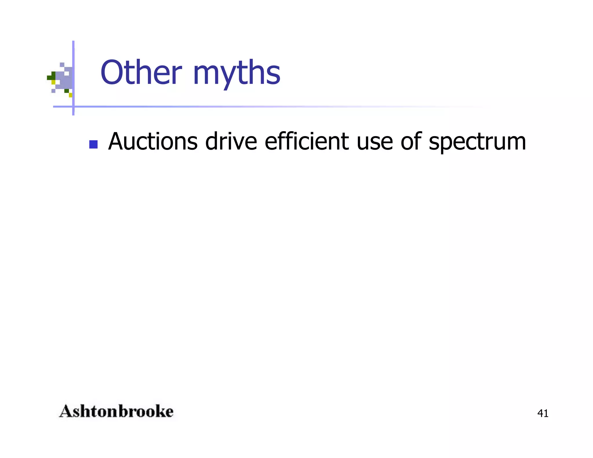 Open Spectrum - Physics, Engineering, Commerce and Politics
