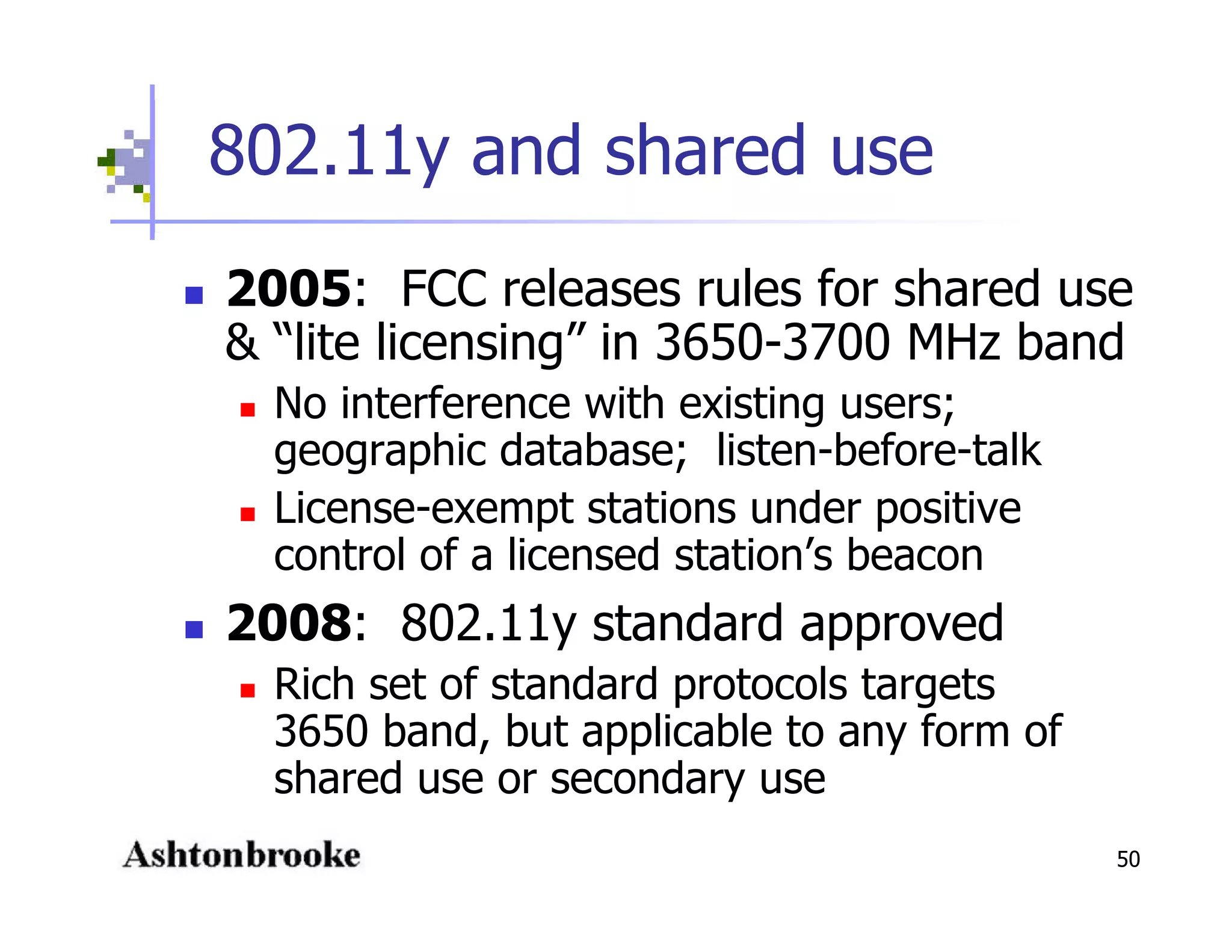 Open Spectrum - Physics, Engineering, Commerce and Politics