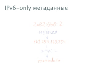 IPv6-only метаданные
 