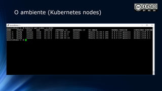 O ambiente (Kubernetes nodes)
 