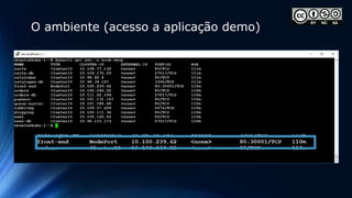 O ambiente (acesso a aplicação demo)
 