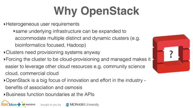 Building A GPU enabled OpenStack Cloud For HPC Blair Bethwaite 