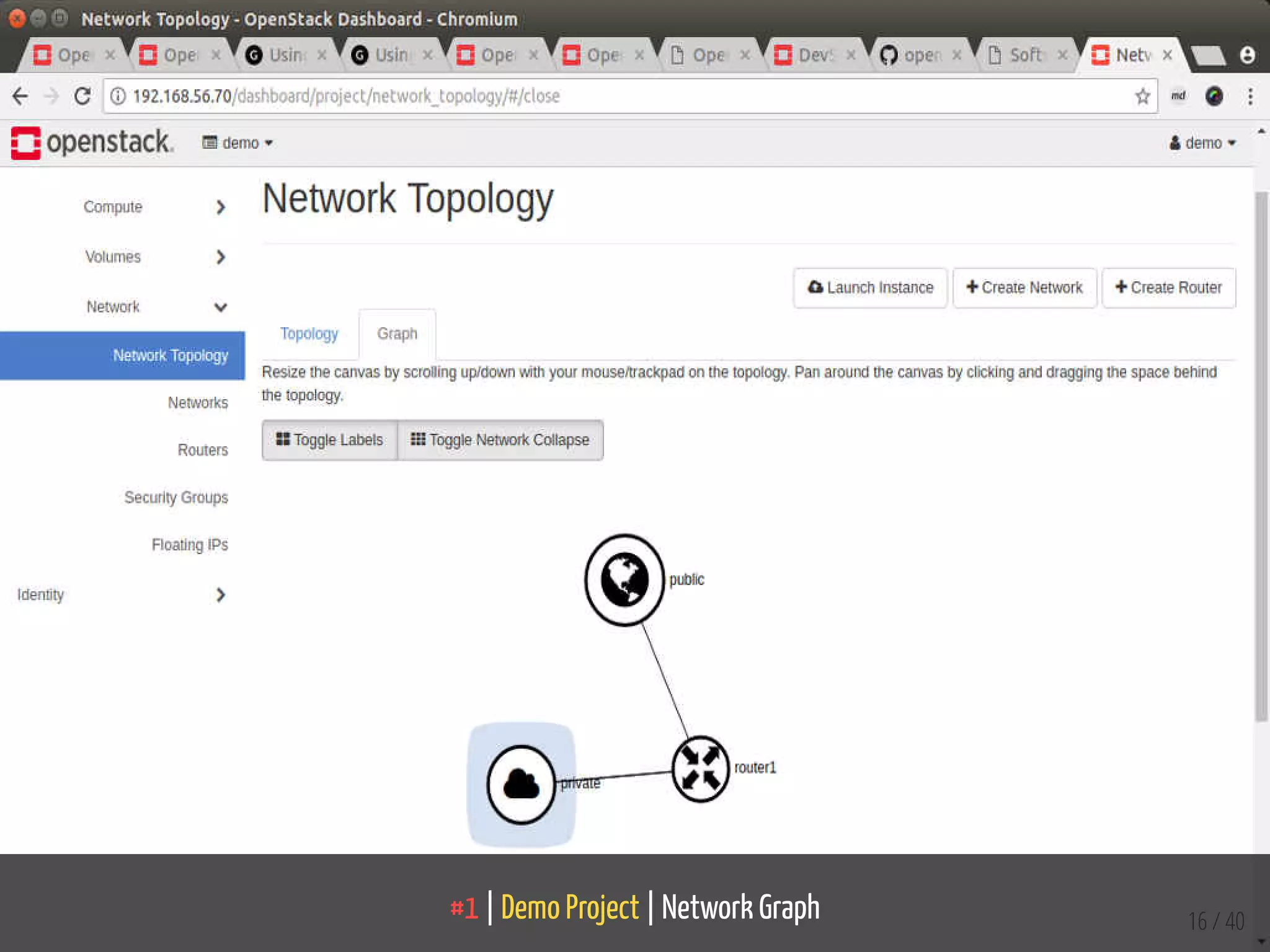 #1 | Demo Project | Network Graph 16 / 40
 