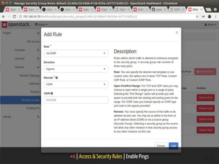 #4 | Access & Security Rules | Enable Pings 24 / 40
 