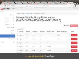 #4 | Access & Security Rules | Enable Pings 25 / 40
 