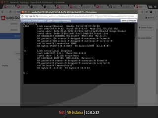 Test | VM Instance | 10.0.0.12 27 / 40
 
