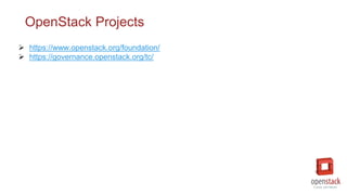 OpenStack Projects
 https://www.openstack.org/foundation/
 https://governance.openstack.org/tc/
 