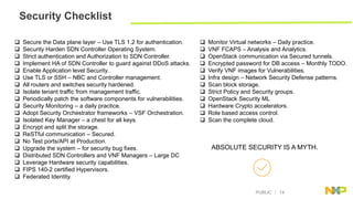 SDN and NFV integrated OpenStack Cloud - Birds eye view on Security | PPTX