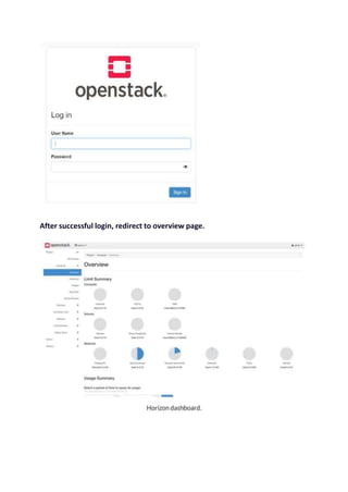 After successful login, redirect to overview page.
 