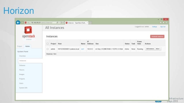 conjure up openstack default login