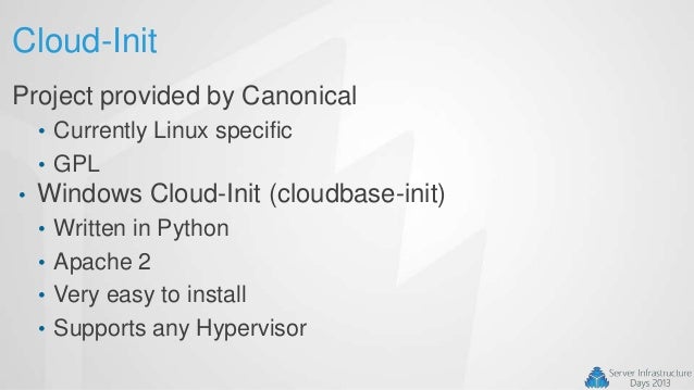 works how init cloud Windows OpenStack and works how init cloud Windows OpenStack and
