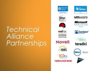 Technical
Alliance
Partnerships
 