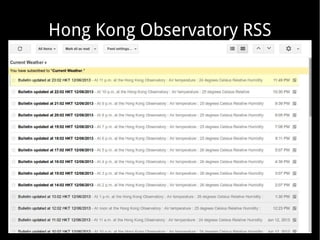 Hong Kong Observatory RSS

 