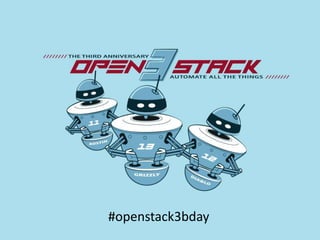 #openstack3bday
 