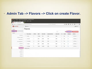 Packstack 설치
• # Edit (vi or nano) /root/answer.txt
• # packstack --answer-file /root/answer.txt
 
