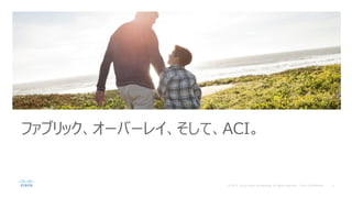 ファブリック、オーバーレイ、そして、ACI。
 