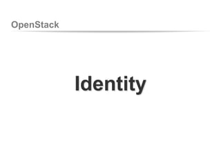 OpenStack
Identity
 