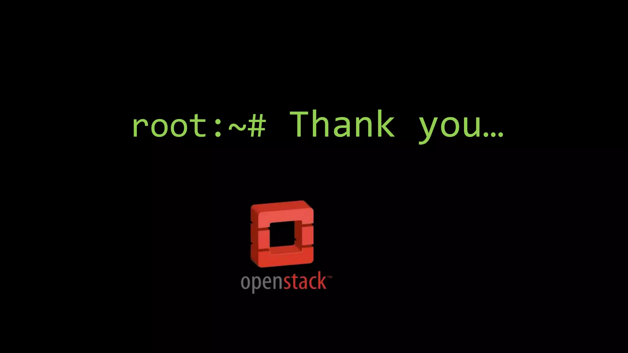 root:~# Thank you…
 