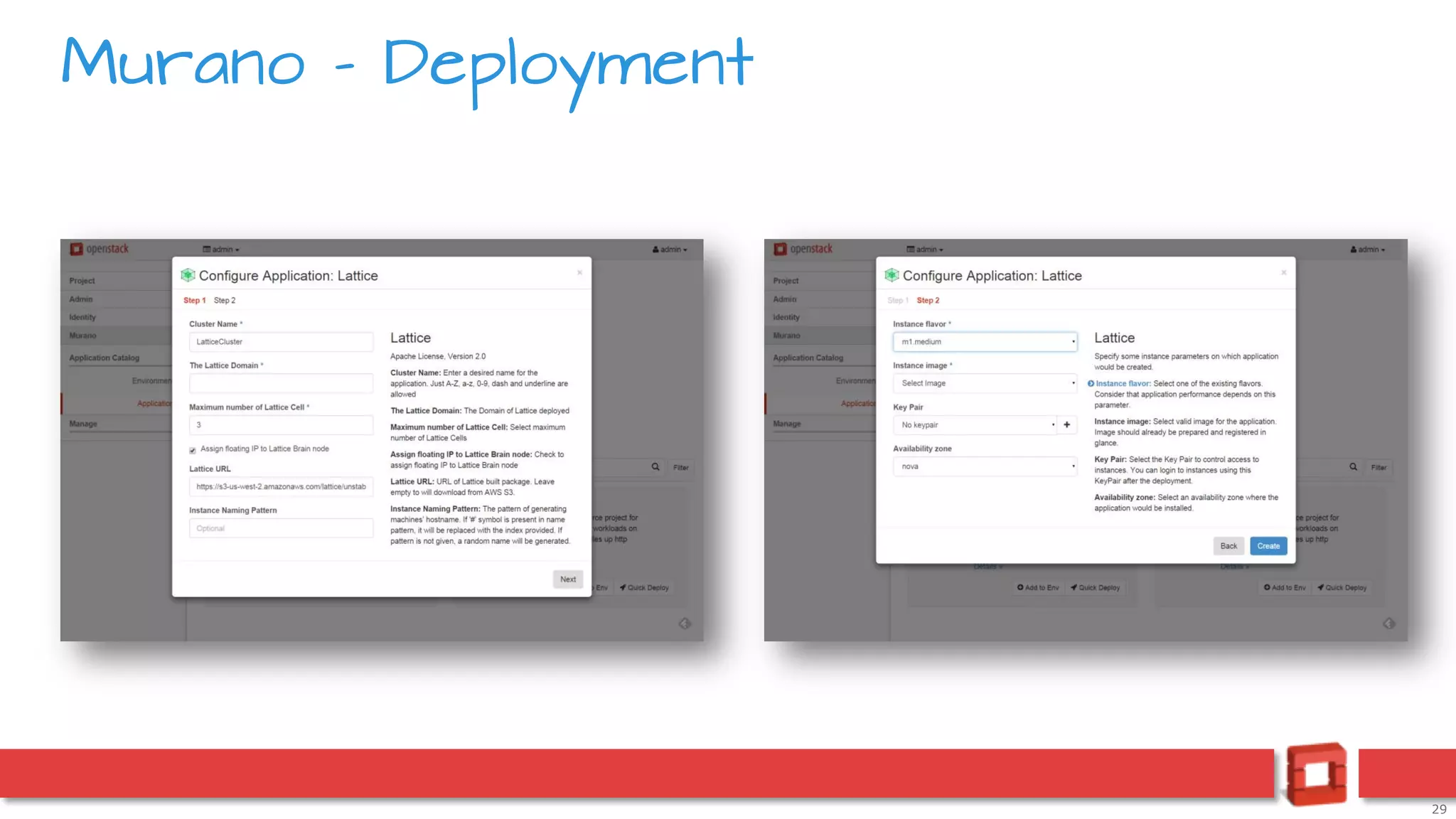 29
Murano - Deployment
 
