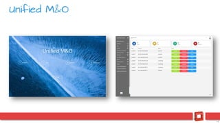 14
Unified M&O
 