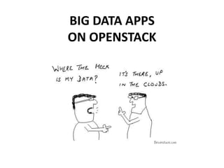 BIG DATA APPS
ON OPENSTACK
 