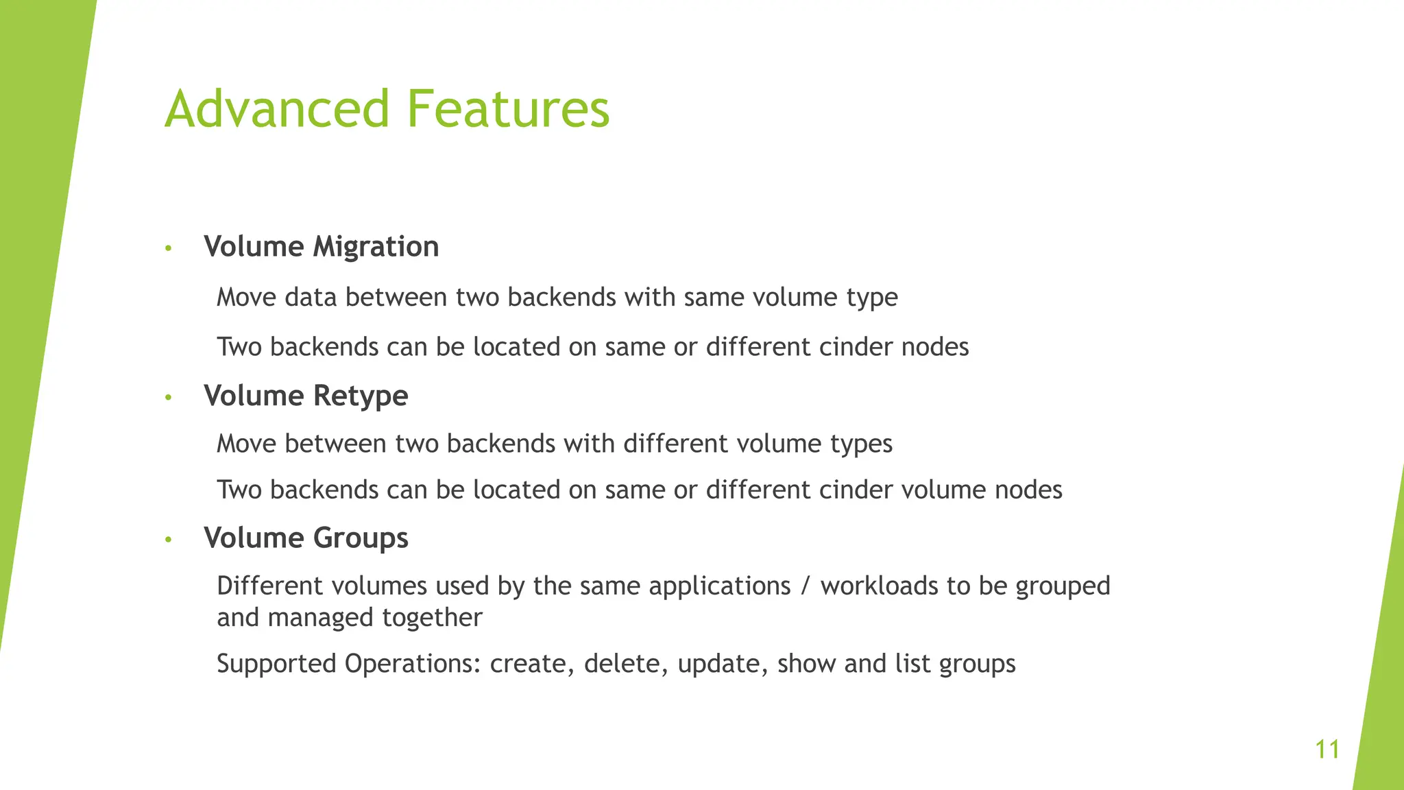 OpenStack Block Storage (Cinder) documantation | PPT