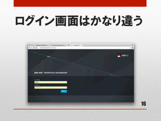 ログイン画面はかなり違う
16
 