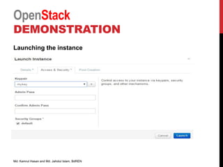 OpenStack Cloud Administration Through Live Demonstration