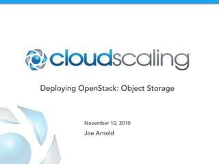 Open stackconference deployingopenstack-final-2010-11-10