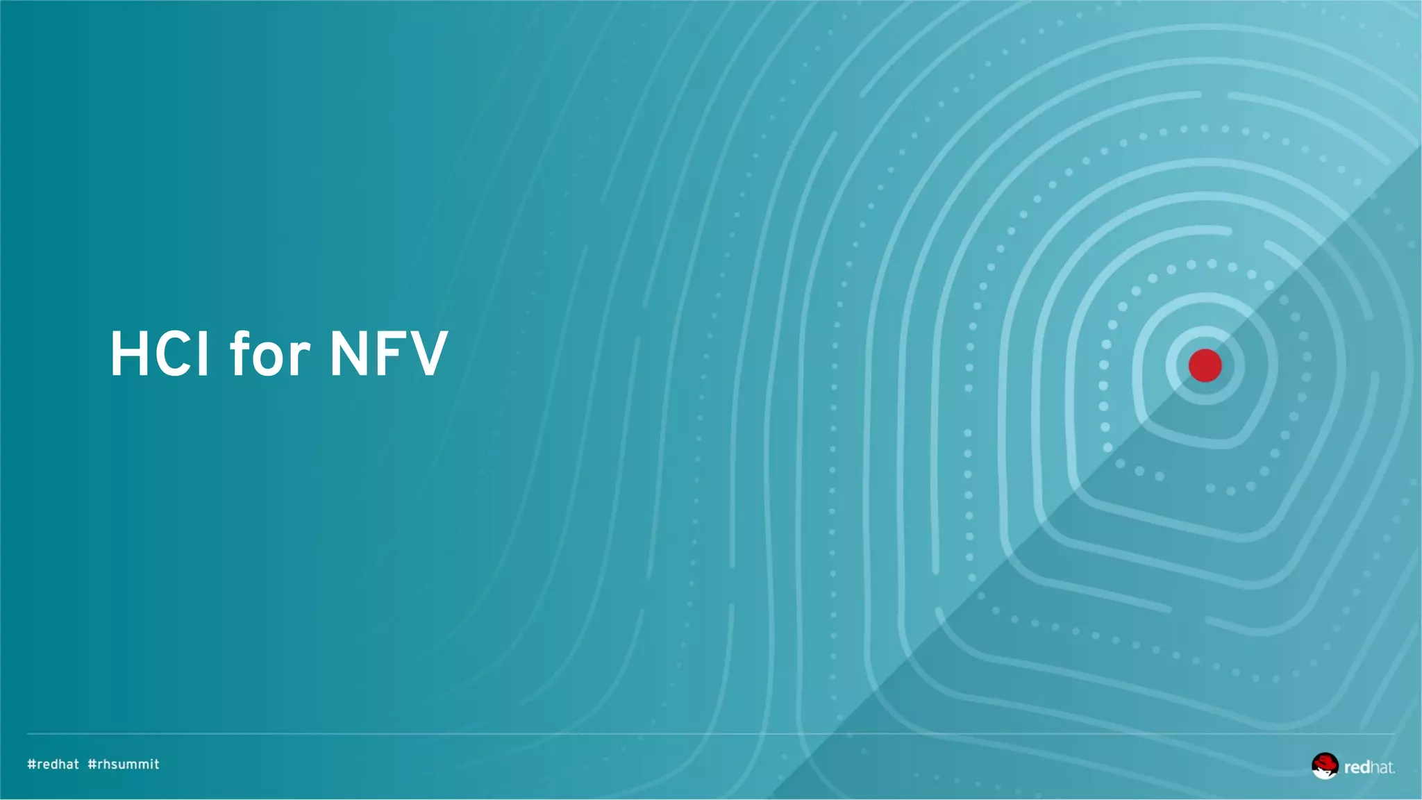 HCI for NFV
 
