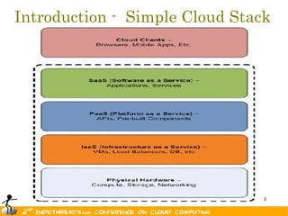 Introduction - Simple Cloud Stack




                                3
 