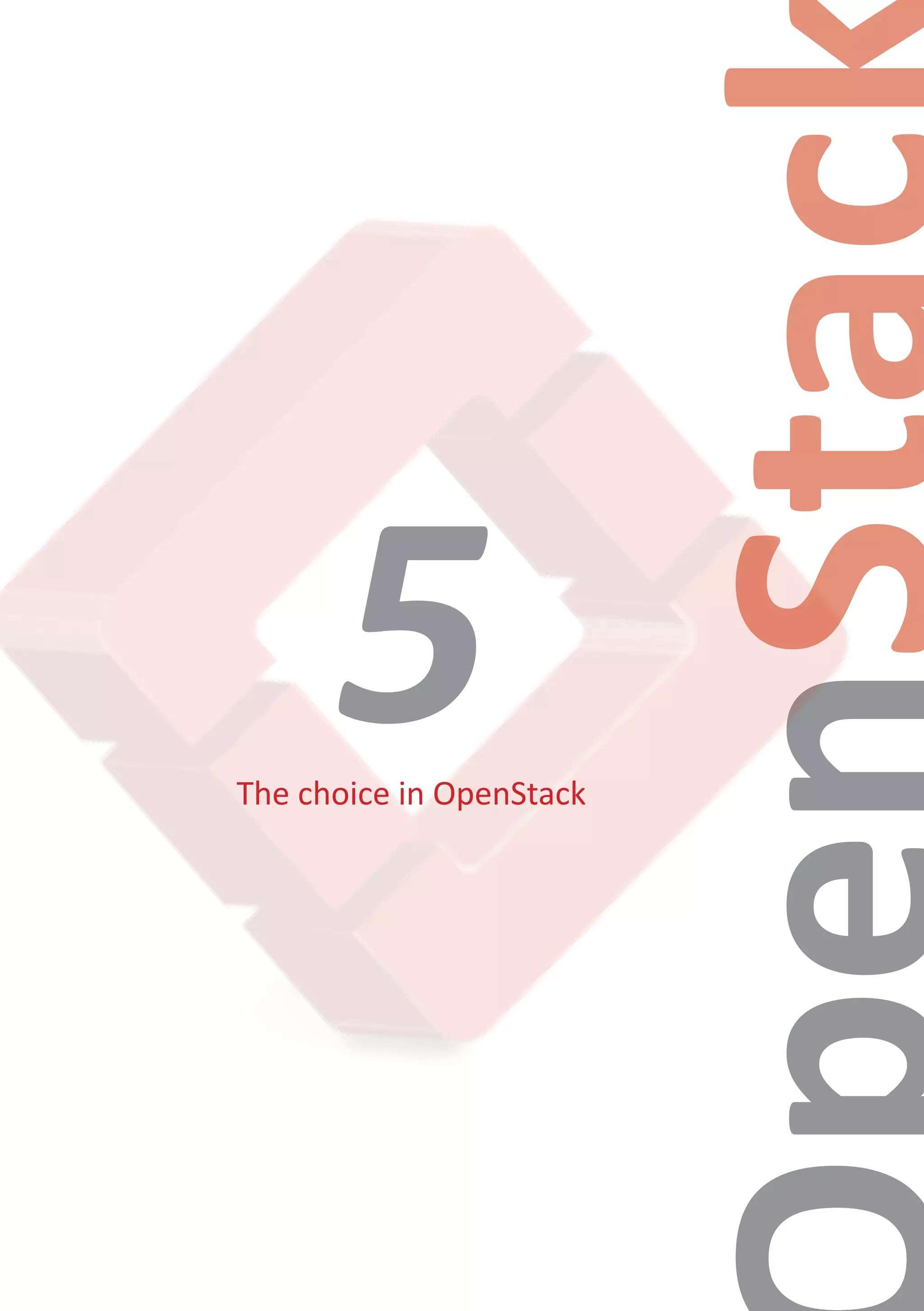 The choice in OpenStack
5
 