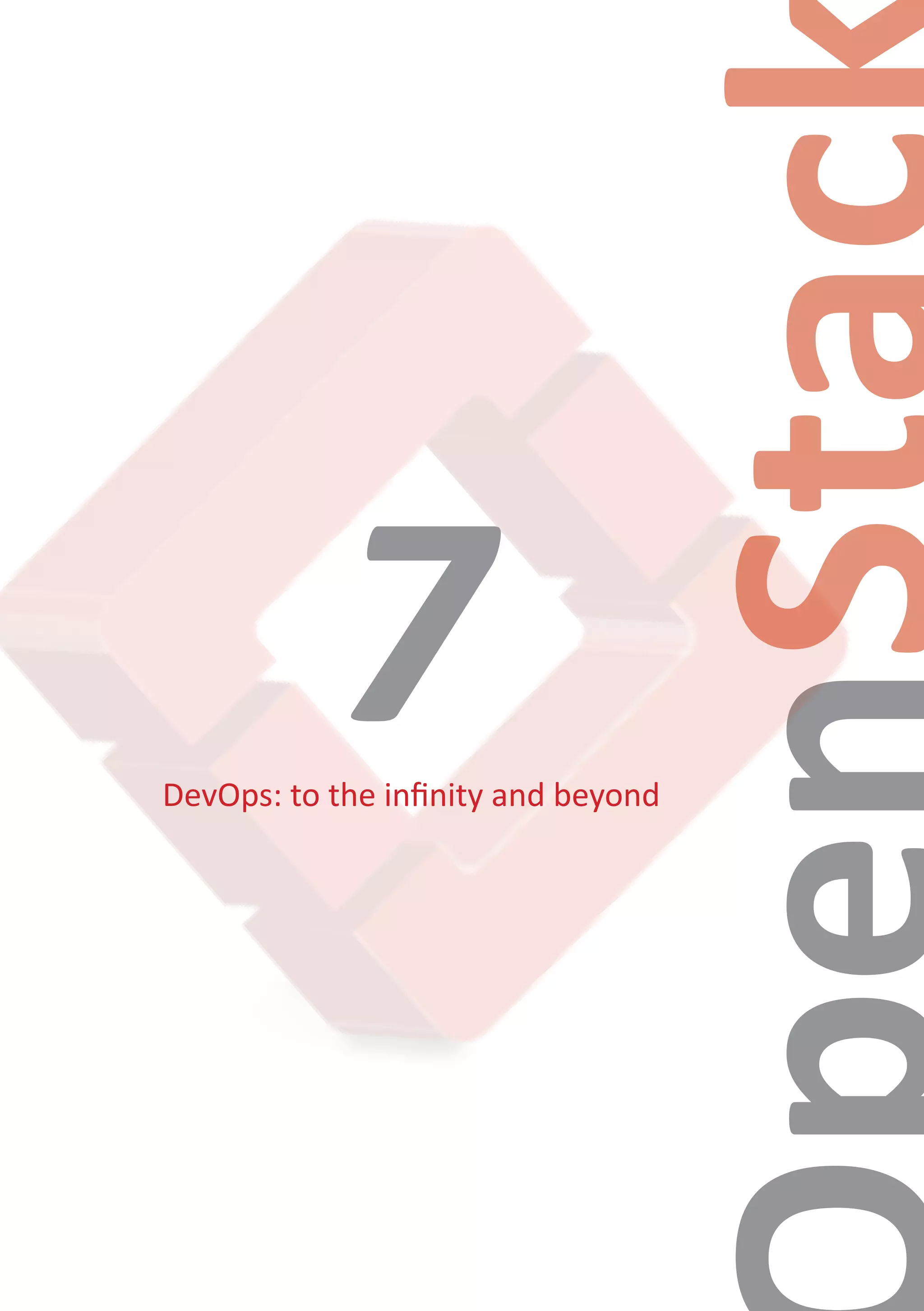 7DevOps: to the infinity and beyond
 