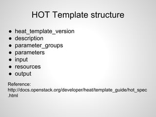 Openstack Heat Template, Openstack Heat Example – VESH