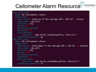 Ceilometer Alarm Resource
 