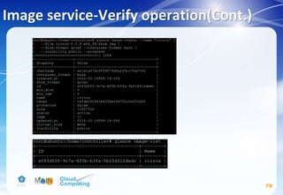 Image service-Verify operation(Cont.)
79
 