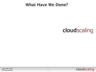 What is a private cloud?



        • Blahblahblahblahblahblahblah
        • “I am not a dictionary, I am a free man!” - Number 6




July 26th, 2012
LA #openstack meetup                 5
 