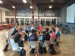 How OpenStack Users 
are Using OpenStack? 
 