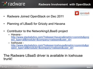 OpenStack Networking: Developing and Delivering a Commercial Solution ...