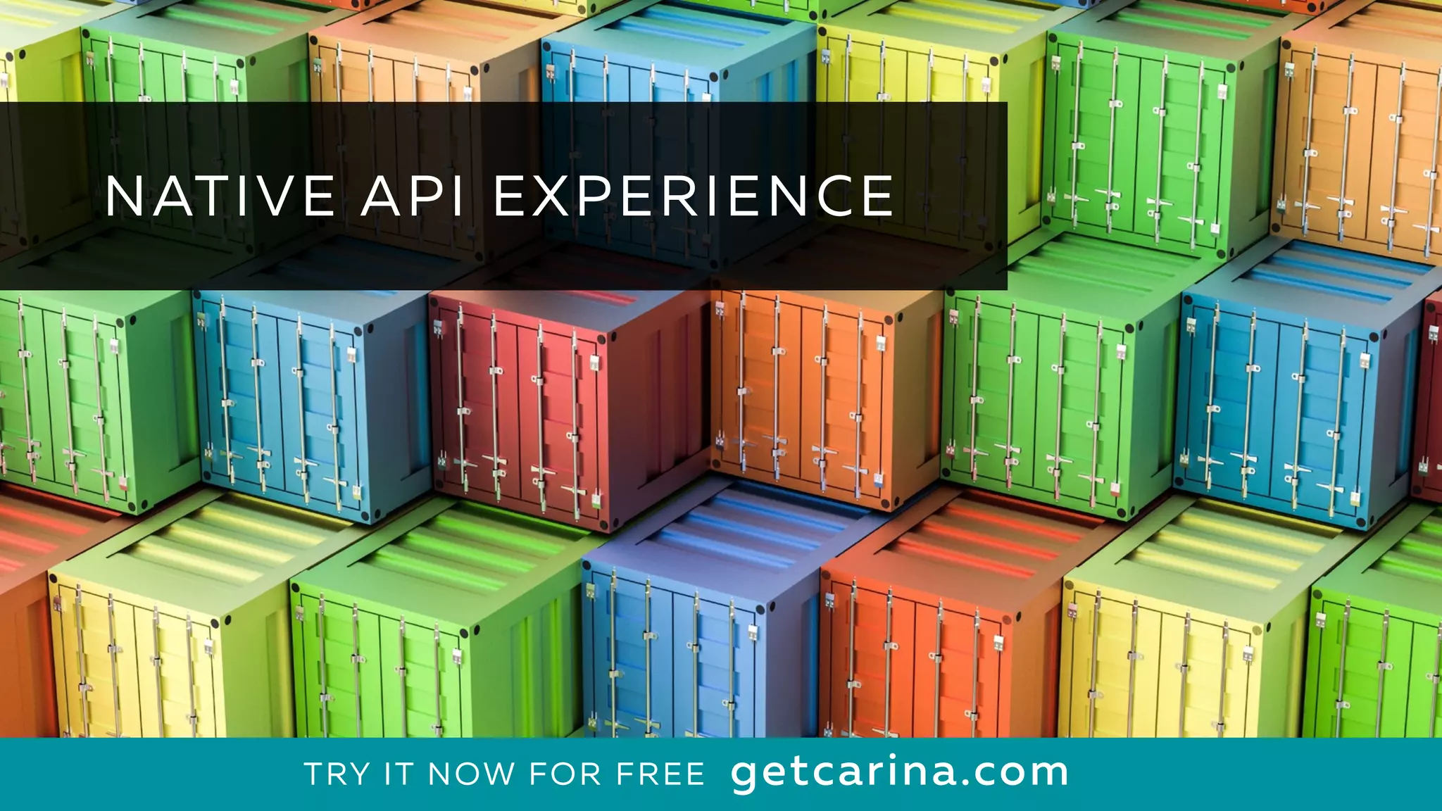 26
NATIVE API EXPERIENCE
getcarina.comTRY IT NOW FOR FREE
 